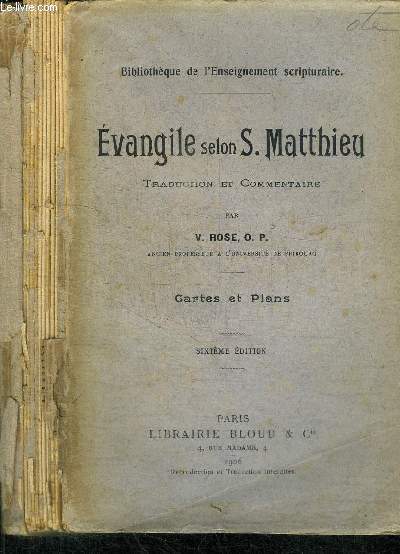 EVANGILE SELON S. MATTHIEU