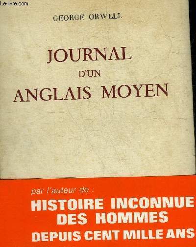 JOURNAL D'UN ANGLAIS MOYEN - COLLECTION PERIPLES BIBLIOTHEQUE ETRANGERE.