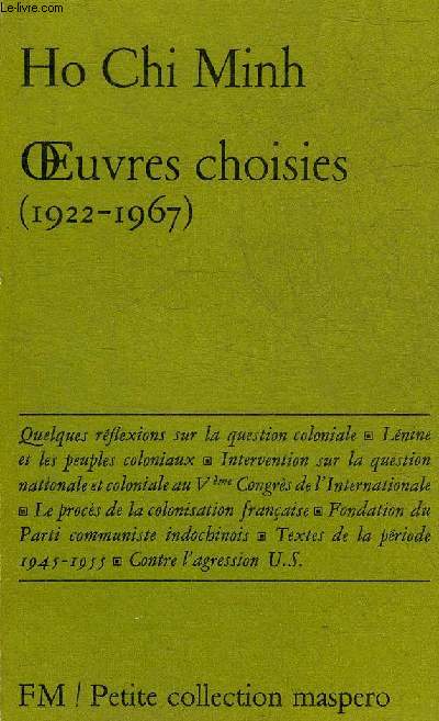 OEUVRES CHOISIES 1922-1967.