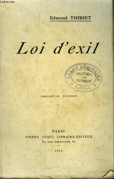 LOI D'EXIL