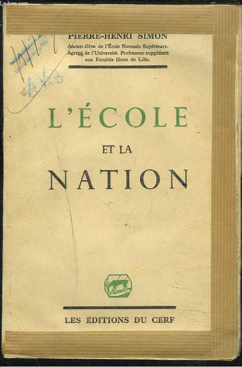 'ECOLE ET LA NATION, ASPECTS DE L'EDUCATION NATIONALE.