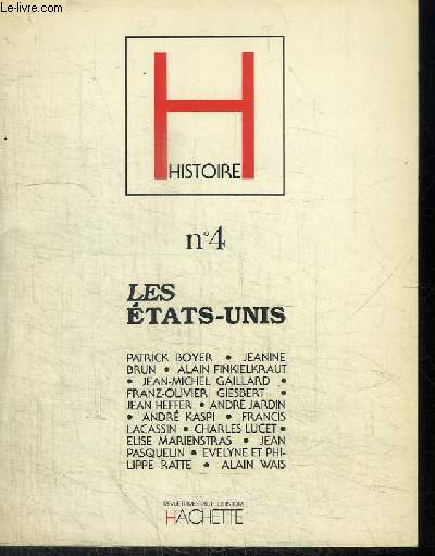 HISTOIRE N 4 : LES ETATS-UNIS