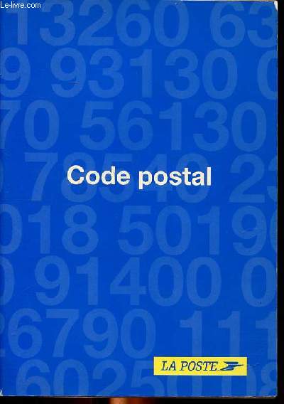 Code postal La poste