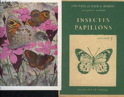 INSECTES PAPILLONS POCHETTE N7.