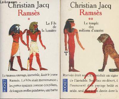 Ramss - 2 tomes - T1 : Le fils de la lumire - T2 : Le temple des millions d'annes - Pocket n10104 et 10105