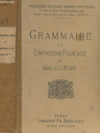 Grammaire et composition franaise - 