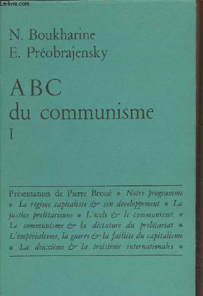 ABC du communisme - Tome I - 