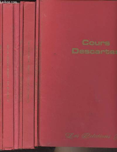 Lot de Cours Descartes : 6 fasc. : Les relations publiques - Le monde des voyages - La vie quotidienne - Le monde des affaires - Le monde de l'esprit - Le monde des arts - Le monde de la politique