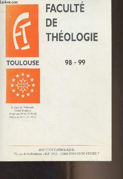 Facult de Thologie de Toulouse - 98-99