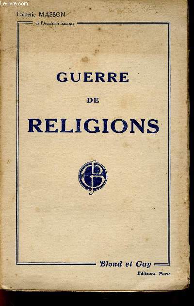 GUERRE DE RELIGIONS.