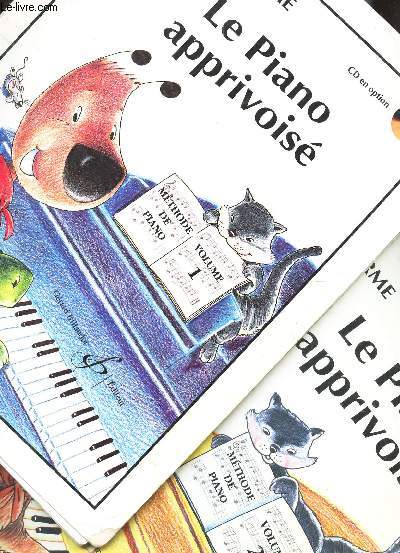 LE PIANO APPRIVOISE - METHODE DE PIANO - EN 2 VOLUMES : VOLUME 1 + VOLUME 2 - VENDU HORS CD ROM.
