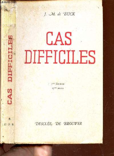 CAS DIFFICILES / 5e EDITION