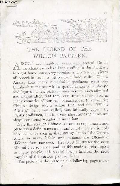 THE LEGEND OF THE WILLOW PATTERN