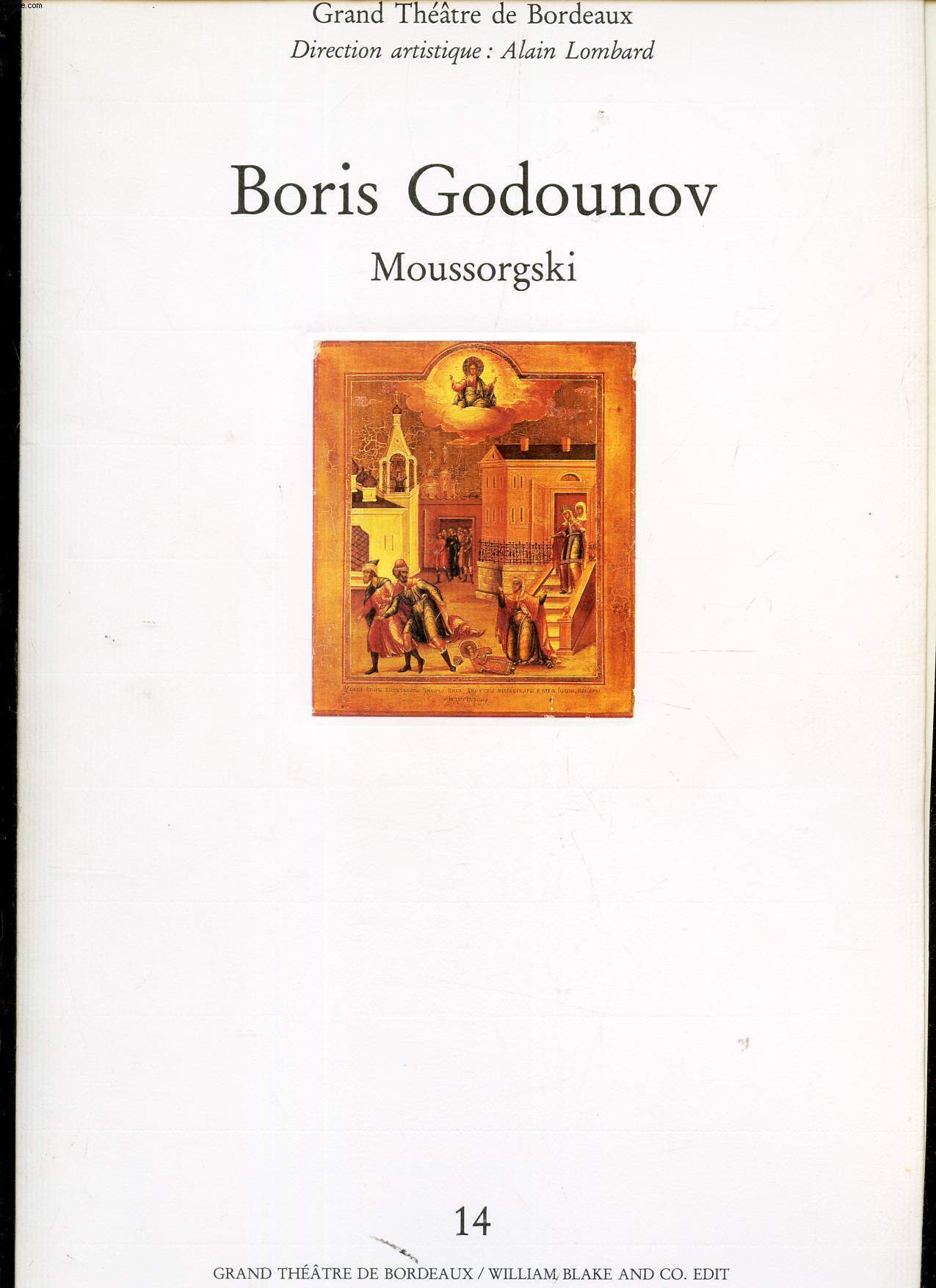 BORIS GODOUNOV - MOUSSORGSKI.
