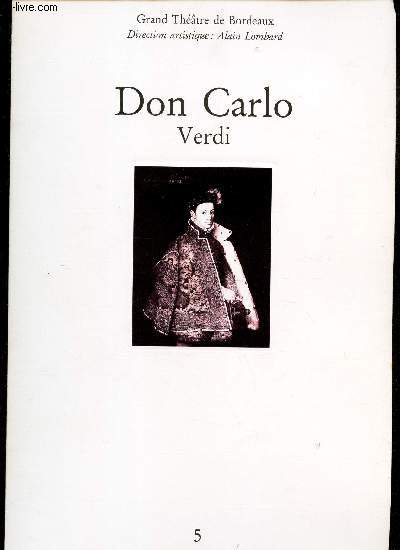 DON CARLO - VERDI.