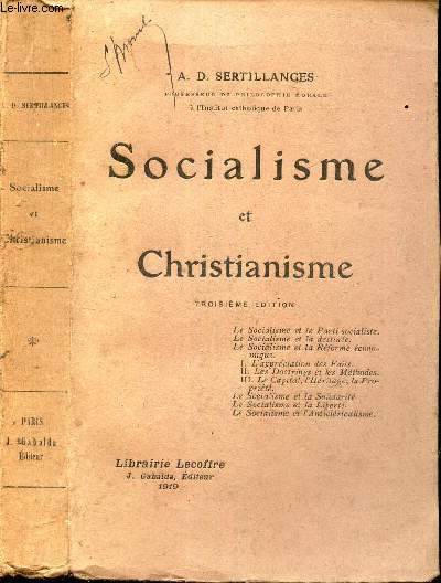 SOCIALISME et CHRISTIANISME.