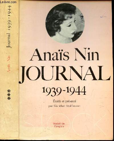 JOURNAL 1939-1944 (3eme VOLUME)