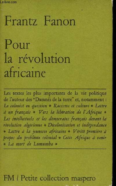 Pour la rvolution africaine - Collection Petite collection Maspero n42.