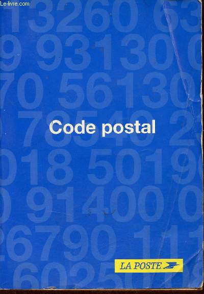 Code postal - Edition 1995 - La Poste.