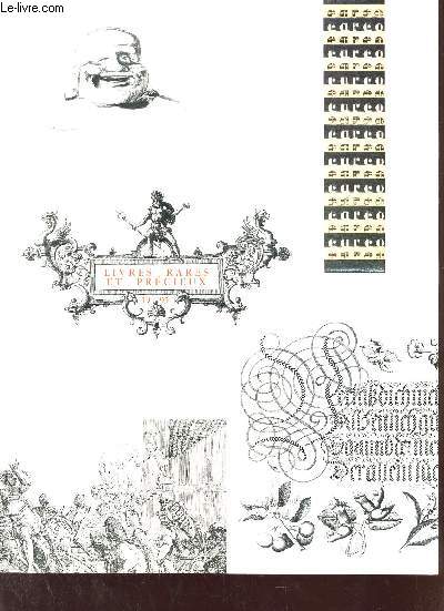 Catalogue Librairie Giraud-Badin et Librairie Valette - Livres rares et prcieux 1452-1973.