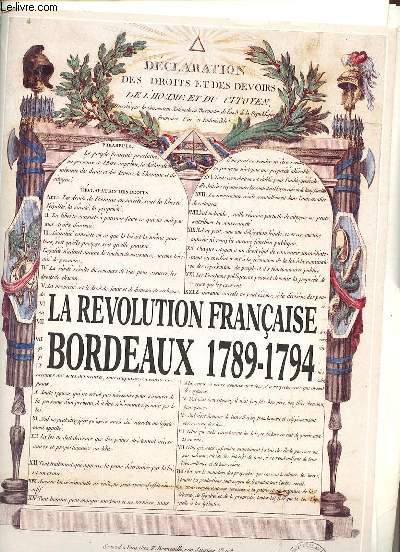 La Rvolution Franaise Bordeaux 1789-1794.
