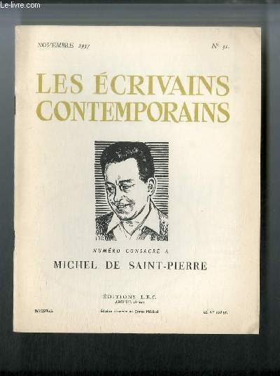 Les crivains contemporains n 31 - Michel de Saint-Pierre par Lonce Peillard, Les aristocrates