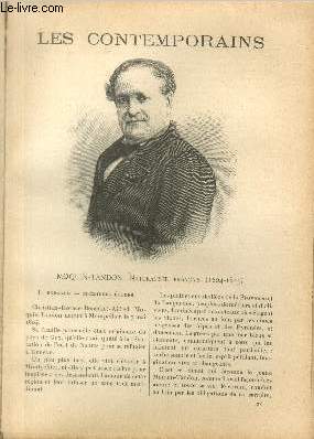 Moquin-Tandon, naturaliste franais (1804-1863). LES CONTEMPORAINS N 758