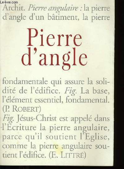 PIERRE D'ANGLE N1.