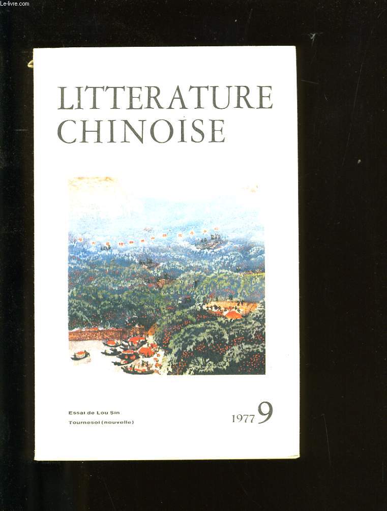 LITTERATURE CHINOISE. N9.
