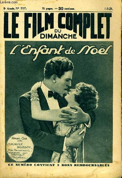 LE FILM COMPLET DU DIMANCHE N 707 - 8EME ANNEE - L'ENFANT DE NOEL