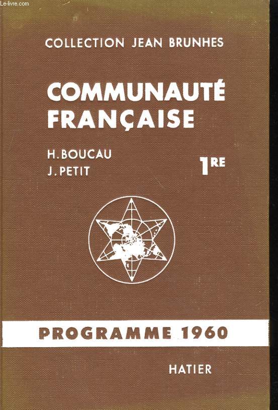 COMMUNAUTE FRANCAISE 1RE. PROGRAMME 1960