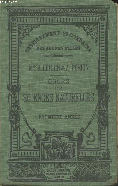 Cours de sciences naturelles  l'usage de la premire anne (Collection 