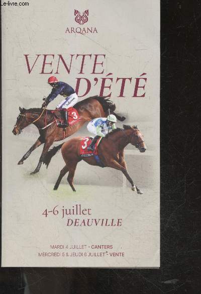 Ventes d'ete (vente sans reserve / without reserve) - 4-6 juillet 2023, Deauville