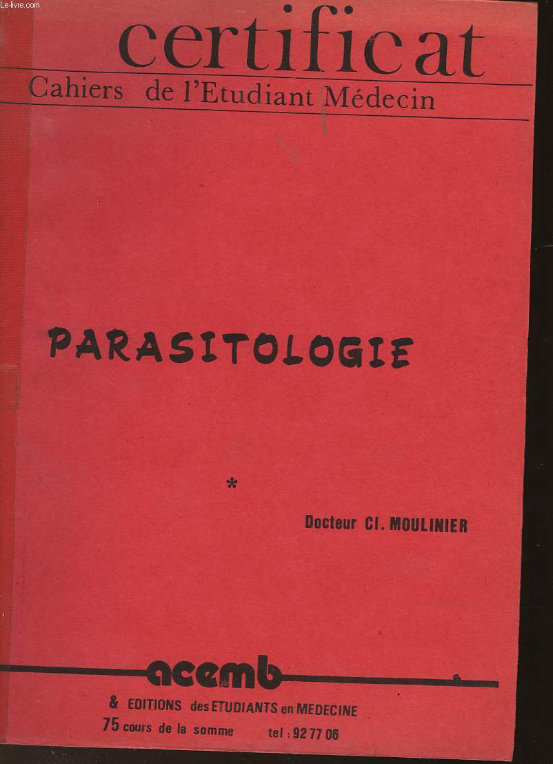PARASITOLOGIE