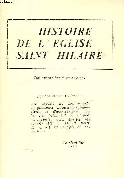 HISTOIRE DE L'EGLISE SAINT HILAIRE