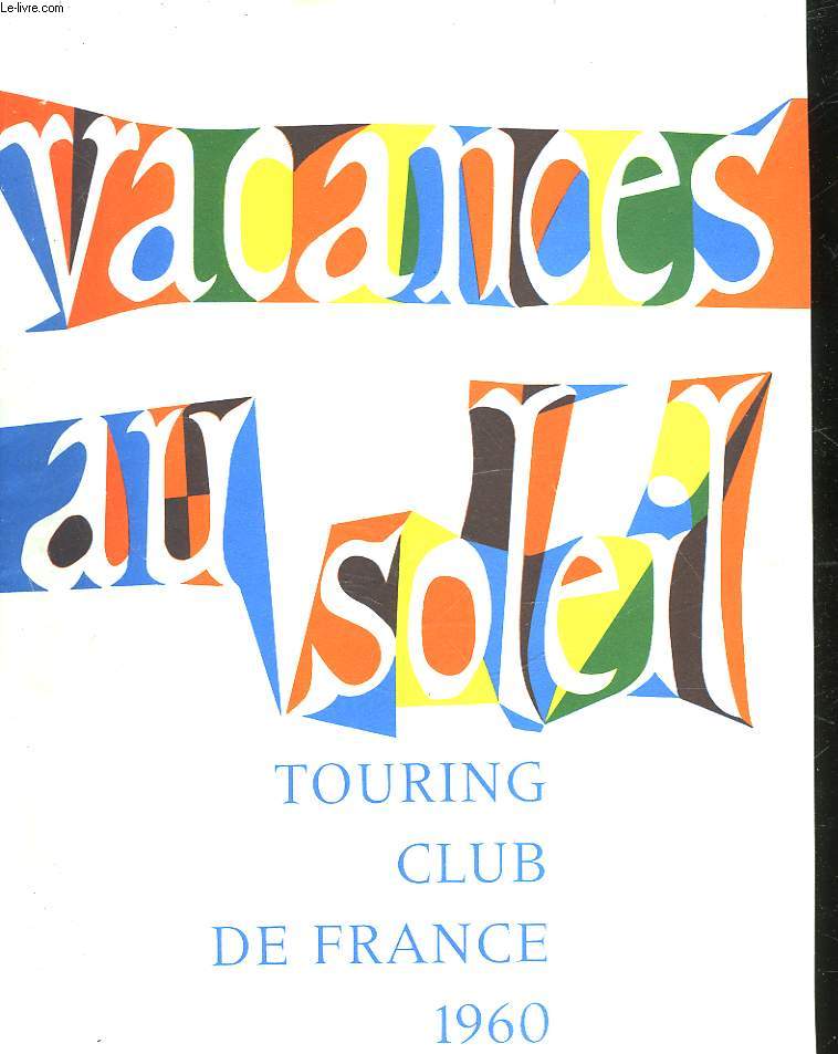TOURING CLUB FRANCE - CATALOGUE
