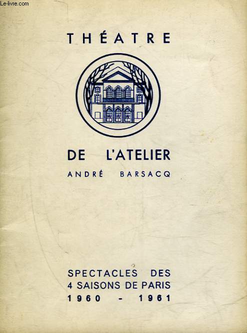 1 PROGRAMME - THEATRE DE L'ATELIER - CHATEAU EN SUEDE