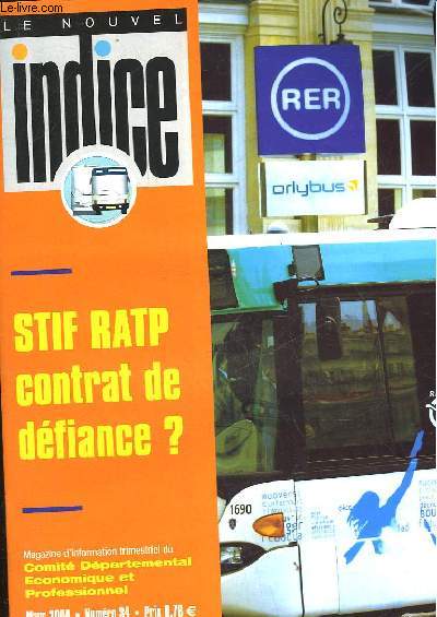 LE NOUVEL INDICE - N34 - STIF RATP CONTRAT DE DEFIANCE?