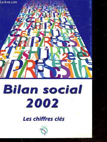 BILAN SOCIAL 2002 - LES CHIFFRES CLES