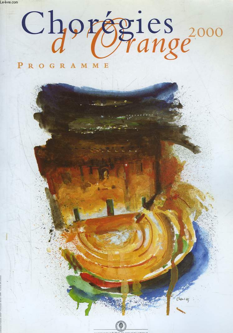 CHOREGIE D'ORANGE 2000 - PROGRAMME