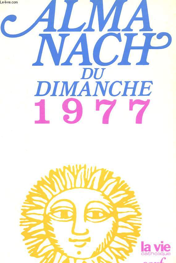 ALMANACH DU DIMANCHE 1977