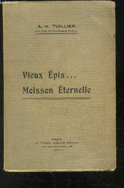 VIEUX EPIS... MOISSON ETERNELLE