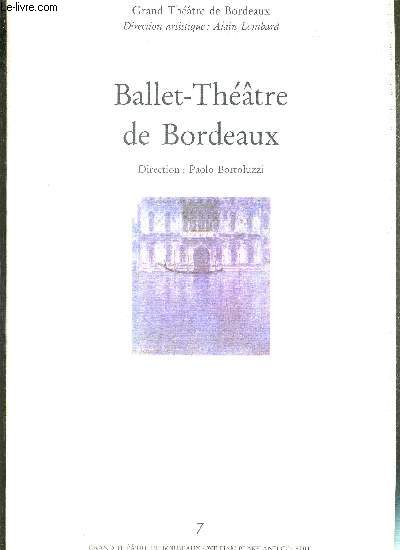 BALLET-THEATRE DE BORDEAUX - LES QUATRE SAISONS ET STRAUSS OCTOBRE 1993