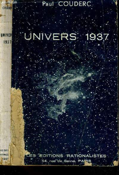 UNIVERS 1937 - QUELQUES ASPECTS DE L'ASTRONOMIE CONTEMPORAINE