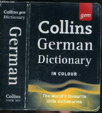 COLLINS GERMAN DICTIONARY IN COLOUR