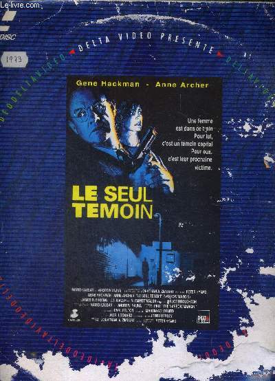 1 LASERDISC - LE SEUL TEMOIN - UN FILM DE PETER HYAMS - AVEC GENE HACKMAN ET ANNE ARCHER