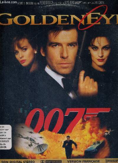 1 DOUBLE LASERDISC - GOLDENEYE 007 - UN FILM DE ALBERT R. BROCCOLI - D'APRES L'OEUVRE DE IAN FLEMING - AVEC PIERCE BROSNAN - FAMKE JANSSEN - IZABELLA SCORUPCO
