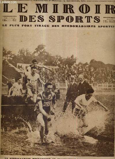 LE MIROIR DES SPORTS - N 488 - 25 juin 1929 / un steeple-chase mouvemente au championnat de Paris d'athltisme / en un seul aprs-midi, Taris enlve cinq championnats de Paris de natation...