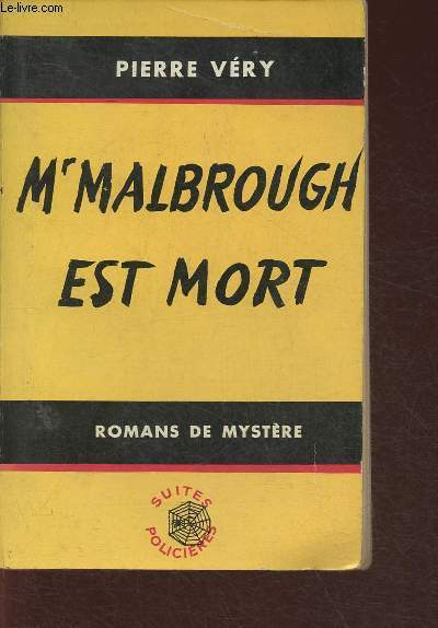 Mr Malbrough est mort- Romans de mystre (Collection 