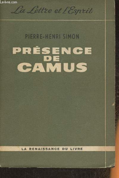 Prsence de Camus